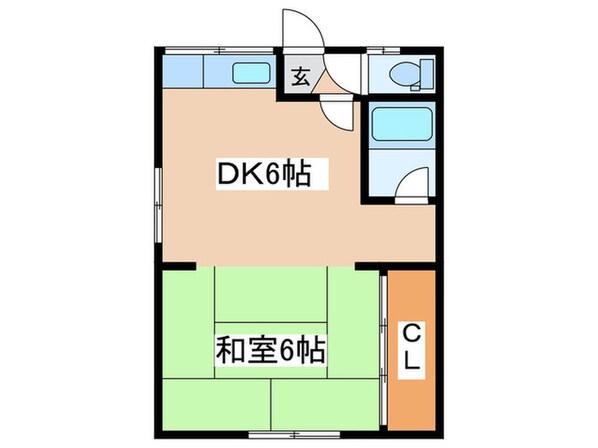 藤ハウスの物件間取画像